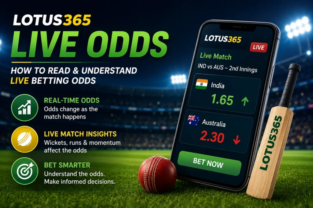 Lotus365 live odds